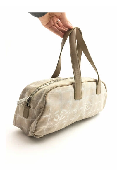 Chanel Vintage Vintage Tassen Pre-owned Shoulder Bags Beige 1 Chanel Vintage Vintage Tassen Pre-owned Shoulder Bags Beige