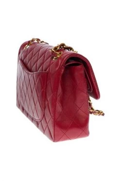 Chanel Vintage Vintage Tassen Pre-owned Leather Chanel-bags Red -Goedkope Chanel Vintage winkel 6015468e0b0164ef499e75cb51a78fcf