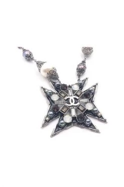 Chanel Vintage Vintage Sieraden Pre-owned Metal Chanel-jewelry Gray -Goedkope Chanel Vintage winkel 603e1a9dbe27a5c6999173911f41b7dd