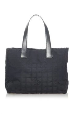 Chanel Vintage Vintage Tassen New Travel Line Nylon Handbag Pre-owned Black -Goedkope Chanel Vintage winkel 60571e25e631c920d0b3d2a4e876049a