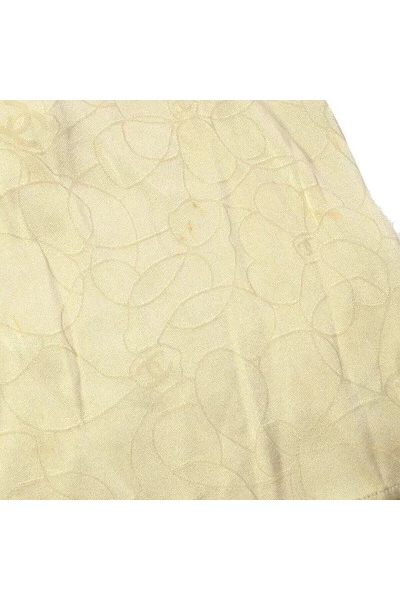 Chanel Vintage Vintage Tops Pre-owned Silk Tops Yellow 1 Chanel Vintage Vintage Tops Pre-owned Silk Tops Yellow