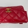 Chanel Vintage Vintage Tassen Pre-owned Leather Chanel-bags Red