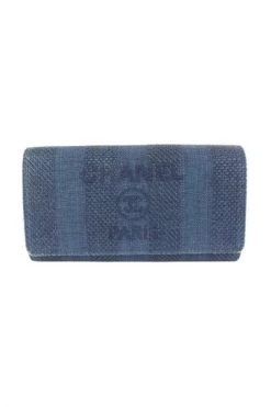 Chanel Vintage Vintage Accessoires Pre-owned Wallets Blue -Goedkope Chanel Vintage winkel 640f5ff981721cb40e183952337232e0