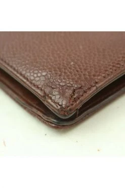 Chanel Vintage Vintage Accessoires Pre-owned Leather Wallets Brown -Goedkope Chanel Vintage winkel 64754408a754b7816bd9003301377690