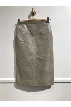 Chanel Vintage Vintage Rokken Pre-owned Fabric Outerwear Yellow