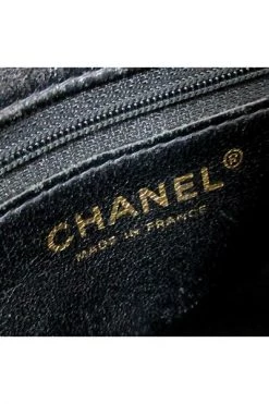 Chanel Vintage Vintage Tassen Pre-owned Handbags Black