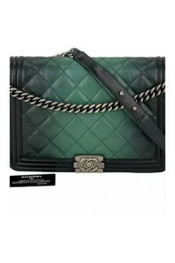 Chanel Vintage Vintage Tassen Pre-owned Cross Body Bags Green -Goedkope Chanel Vintage winkel 65c813bc57994a0a036a7ff4112f0e81