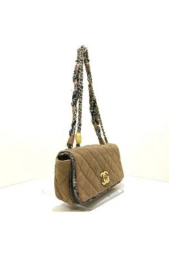 Chanel Vintage Vintage Tassen Pre-owned Leather Chanel-bags Beige -Goedkope Chanel Vintage winkel 65f01c893448a49003d16b62cd2353a0