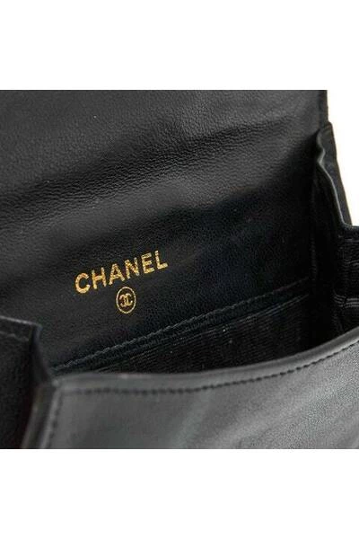 Chanel Vintage Vintage Accessoires Pre-owned Wallet Black 2 Chanel Vintage Vintage Accessoires Pre-owned Wallet Black - Afbeelding 2