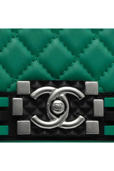 Chanel Vintage Vintage Tassen Pre-owned Shoulder Bags Green 4 Chanel Vintage Vintage Tassen Pre-owned Shoulder Bags Green - Afbeelding 4