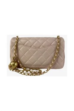 Chanel Vintage Vintage Tassen Pre-ownedLeatherchanel-bags Beige