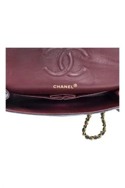 Chanel Vintage Vintage Tassen Pre-owned Medium Double Flap Bag Black -Goedkope Chanel Vintage winkel 678ef92eba33d2c35ec27cf3af30f5ce