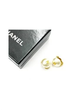 Chanel Vintage Vintage Sieraden Pre-owned Metal Chanel-jewelry Yellow -Goedkope Chanel Vintage winkel 67c26ef43ae4415765984dc9c31bd537