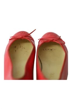 Chanel Vintage Vintage Schoenen Flats Red -Goedkope Chanel Vintage winkel 68506f2fd4ecda316cf7c84da6dea21d