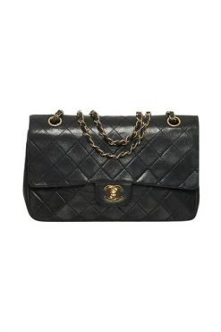 Chanel Vintage Vintage Tassen Pre-owned Shoulder Bags Black