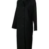 Chanel Vintage Vintage Jassen Pre-owned Wool Outerwear Black