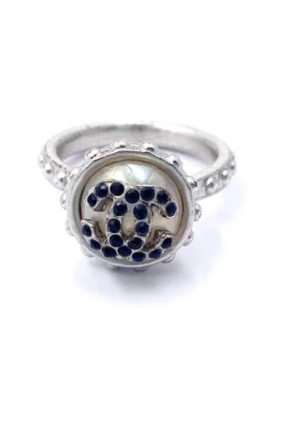 Chanel Vintage Vintage Sieraden Pre-owned Metal Chanel-jewelry Gray 2 Chanel Vintage Vintage Sieraden Pre-owned Metal Chanel-jewelry Gray - Afbeelding 2