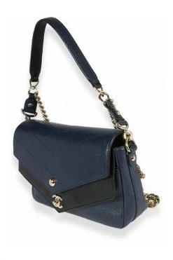 Chanel Vintage Vintage Tassen Pre-owned Shoulder Bags Blue -Goedkope Chanel Vintage winkel 6a26af64705625b0f9e08f4bf46ce24b