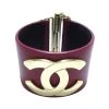 Chanel Vintage Vintage Sieraden Pre-owned Leather Chanel-jewelry Purple