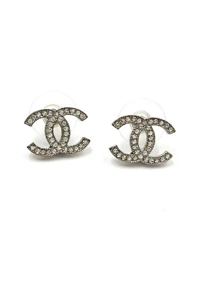 Chanel Vintage Vintage Sieraden Pre-owned White Gold Chanel-jewelry Gray 1 Chanel Vintage Vintage Sieraden Pre-owned White Gold Chanel-jewelry Gray