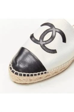 Chanel Vintage Vintage Schoenen Pre-owned Leather Espadrilles White -Goedkope Chanel Vintage winkel 6b1735a71d7cafcffec3e9c559bc5430
