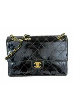 Chanel Vintage Vintage Tassen Handbags Black