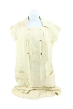 Chanel Vintage Vintage Jurken Pre-owned Fabric Dresses Beige -Goedkope Chanel Vintage winkel 6ba530bf381b2b64c5b05562abf92f83