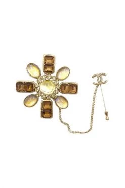 Chanel Vintage Vintage Sieraden Pre-owned Metal Chanel-jewelry Yellow -Goedkope Chanel Vintage winkel 6beaa74713b89d5bb82b6976c1352565