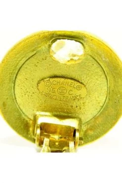 Chanel Vintage Vintage Sieraden Pre-owned Metal Earrings Yellow -Goedkope Chanel Vintage winkel 6c2dacaedd7cdb7ef682b94b0eb8e190