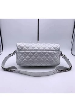 Chanel Vintage Vintage Tassen Pre-owned Leather Chanel-bags Gray -Goedkope Chanel Vintage winkel 6d305078f46e0b518e41afc3315477cb