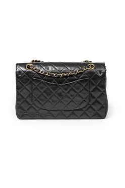 Chanel Vintage Vintage Tassen Pre-owned Medium Double Flap Bag Black -Goedkope Chanel Vintage winkel 6d5d34ad0abbd75ec99e45b48882bc40