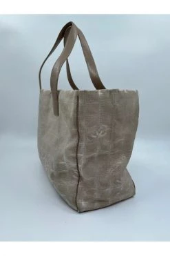 Chanel Vintage Vintage Tassen Pre-owned Nylon Chanel-bags Beige -Goedkope Chanel Vintage winkel 6da557e96fd489e3737d9e95f88a704c