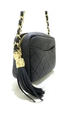 Chanel Vintage Vintage Tassen Pre-owned Shoulder Bags Black -Goedkope Chanel Vintage winkel 6de47ff4059294e396b130e94c9d3fe1