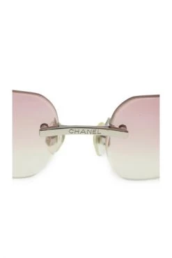 Chanel Vintage Vintage Accessoires Pre-owned Sunglasses Pink