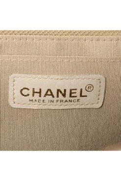 Chanel Vintage Vintage Tassen Pre-owned Canvas Handbags Beige