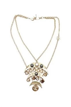 Chanel Vintage Vintage Sieraden Pre-owned Metal Chanel-jewelry Yellow