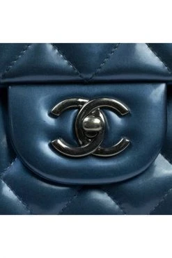 Chanel Vintage Vintage Tassen Pre-owned Shoulder Bags Blue -Goedkope Chanel Vintage winkel 701824165a46c5aca5facf69b718ebfb