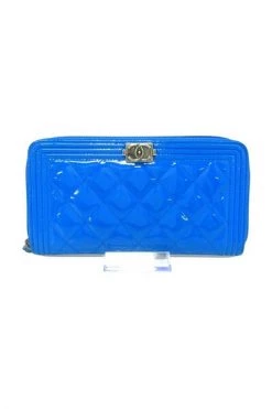 Chanel Vintage Vintage Accessoires Pre-owned Wallets Blue -Goedkope Chanel Vintage winkel 701bd08b33cf804ea97fd0f10f3d7308
