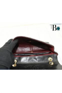 Chanel Vintage Vintage Tassen Pre-owned Flap Bag Black