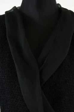 Chanel Vintage Vintage Tops Pre-owned Wool Tops Black