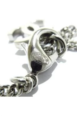 Chanel Vintage Vintage Sieraden Pre-owned Metal Necklaces Gray -Goedkope Chanel Vintage winkel 709070ad0d1df306962006c3a62c6e84