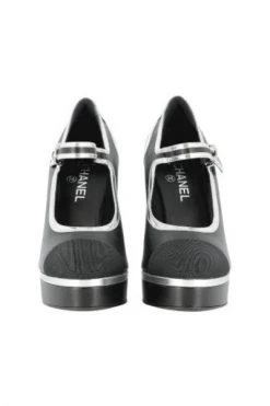 Chanel Vintage Vintage Schoenen Pre-owned Leather Heels Black -Goedkope Chanel Vintage winkel 7150daa4007acaace1855565b34771ad