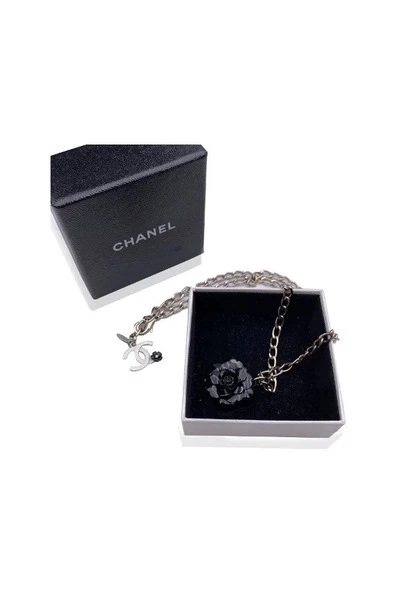 Chanel Vintage Vintage Sieraden Pre-owned Metal Necklaces Black 6 Chanel Vintage Vintage Sieraden Pre-owned Metal Necklaces Black - Afbeelding 6