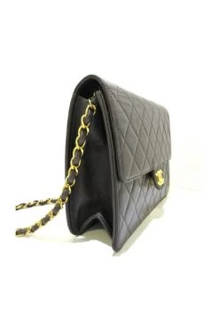 Chanel Vintage Vintage Tassen Shoulder Bags Black -Goedkope Chanel Vintage winkel 7169fb953bdbf5f737afab8e104ddc54
