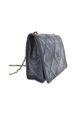 Chanel Vintage Vintage Tassen Pre-owned Leather Chanel-bags Blue