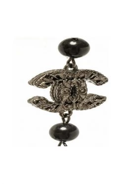 Chanel Vintage Vintage Sieraden Pre-owned Necklace Black -Goedkope Chanel Vintage winkel 72151f0912ba48bd6daa535867ddf5a6