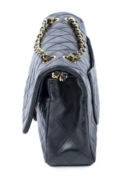 Chanel Vintage Vintage Tassen Pre-owned Medium Double Flap Bag Black -Goedkope Chanel Vintage winkel 7227caa633ccee4b6e7812ca84098132