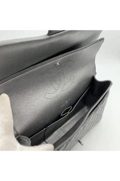 Chanel Vintage Vintage Tassen Pre-owned Leather Chanel-bags Gray -Goedkope Chanel Vintage winkel 7281b0b38e6cdc4fcde331f55ad7872d