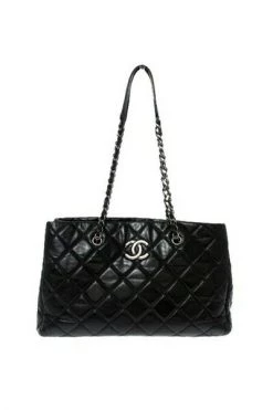 Chanel Vintage Vintage Tassen Pre-owned Leather Totes Black 8 Chanel Vintage Vintage Tassen Pre-owned Leather Totes Black -Goedkope Chanel Vintage winkel 72b0853536b0132498fa05702218a92b