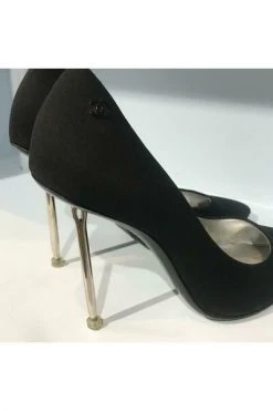 Chanel Vintage Vintage Schoenen Pre-owned Escarpins Black -Goedkope Chanel Vintage winkel 72f288f70a9da17eb2f2d95315031430